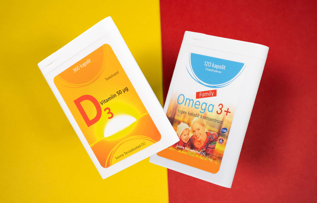 Omega 3+ Family + D-vitamiin 50 µg